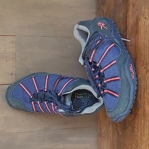 KURU Sneakers Women's sz 9 Chicane Blue/Orange Low Top Hiking Shoes
